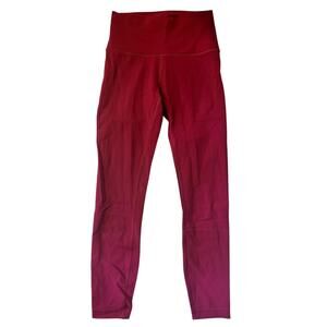 Lululemon Wunder Train High-Rise Tight 25" leggings Red - Size: 4